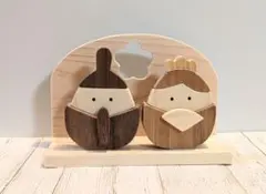 お雛様 　木工品