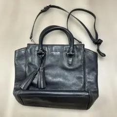 COACH 2way ショルダーバッグ ブラック タッセル付のサムネイル