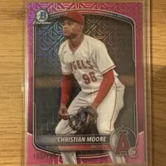Christian Moore Bowman Chrome 베이스볼 카드