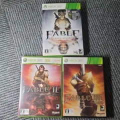 XBOX360 フェイブル アニバーサリー/2/3 FABLEソフト3点まとめ