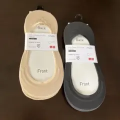 UNIQLO ベリーショートソックス 2セット3PAIRS 浅め 23-25cm