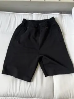 UNIQLO C スウェットワイドショーツ　ハーフパンツ　ブラック　Mサイズ