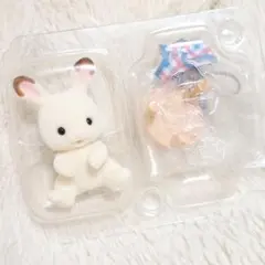 ⑭シルバニアファミリー ショコラウサギ 人形本体