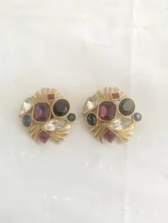 希少 極美品 GIVENCHY ジバンシー　ロゴ イヤリング ヴィンテージ