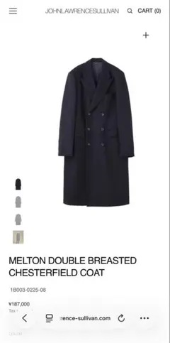 JOHN LAWRENCE SULLIVAN DOUBLE COAT 25aw