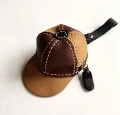 ★新品★本革コインケース　ハンドメイド　イヤホンケース　小銭入れ　キャップ型