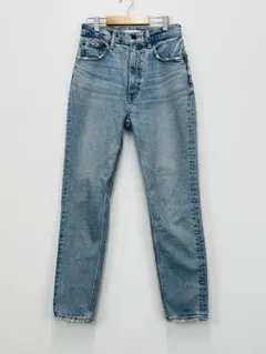 MOUSSY⭐︎クラシカル×ダメージ加工スキニーデニムパンツ24【中古】D38のサムネイル