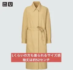 3/22まで　ユニクロ　ロング　コート　春コート　ワンピース　サイズより大きめ