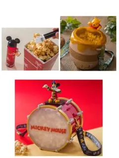 Disneyポップコーンバケット3セット