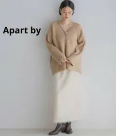 アパートバイ　フリンジラメタイトスカート　アイボリー　フリー
