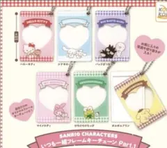 サンリオ　いつも一緒フレームキーチェーン Part.1　全6種　コンプリート