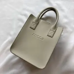 ZUCCA 2WAY スクエア ミニショルダーバッグ ライトグレーのサムネイル