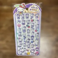☆キティ（パープル） ぷくぷくシール☆
