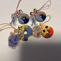 ズートピア ドーナツ型キーホルダーセット
