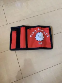 BTS RJ 財布　ウォレット　赤