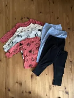 サイズ90 まとめ売り　長袖ロンT パンツ　8点