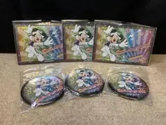 東京ディズニーランド クラブマウスビート 缶バッジ＆ポストカードセット