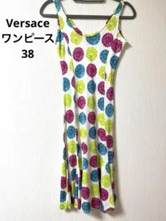 VERSACE 花柄 ノースリーブ　ワンピースのサムネイル