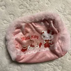 一番くじハローキティ フワフワポーチ