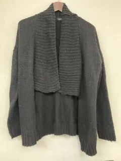 エゴイスト　ニットカーディガン　長袖カーディガン　羽織り　黒