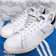 【新品】廃盤本革 adidas スタンスミス ネイビー CQ2870 24.5