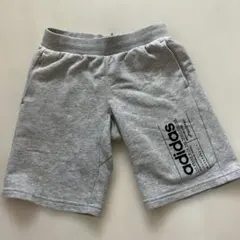【adidas】子供用ハーフパンツ　130cm グレー