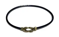 本革 レザー チョーカー ネックレス マグネットクラスプ #2