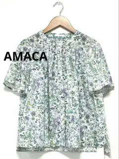 新品【LIBERTY】AMACA アマカ/ブラウス・サンプル - メルカリ
