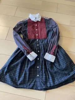 【キッズ】ポロラルフローレン ギンガムチェックシャツワンピース 7