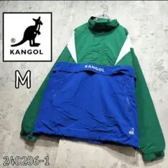 ★人気　KANGOL ナイロン　ジャケット　ハーフジップ　M