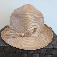 Athena New York 】美品✨ リボン付き麦わら帽子 グリーン - メルカリ