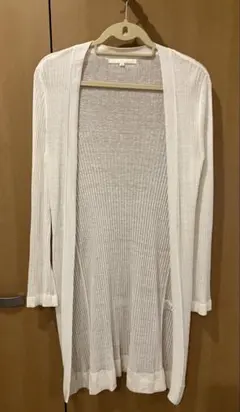 NATURAL BEAUTY ロングカーディガン 38 リネン 麻