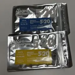 嵐 5×20 アクリルプレート 黄色 青