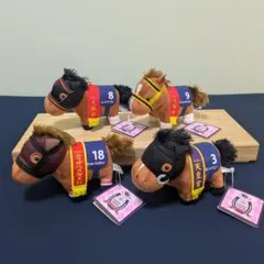 サラブレッド コレクション マスコット ボールチェーン 16　4点セット