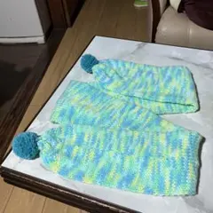 ハンドメイドマフラー新品未使用品