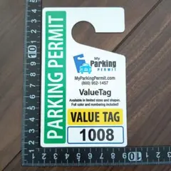 ◆新品US製【 Parking Permit】 パーミット駐車許可証@送料無料◆のサムネイル