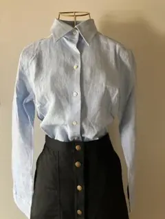 極美品】Maker's Shirt鎌倉 リネン カプリシャツ - メルカリ