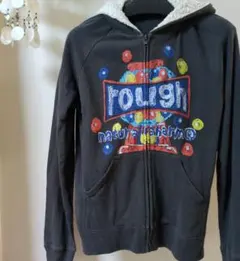 rough フード付きパーカー カラフルプリントのサムネイル