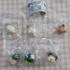 お弁当フレンズ　めじるしマスコット　６個セット　　カプセルトイ