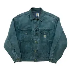 Carhartt カーハートトラッカーデトロイトジャケットハンターグリーンのサムネイル