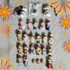 ペコちゃん＆ポコちゃん＆ドッグ＆ソフトバンク『お父さん』スマホピアス・ストラップ