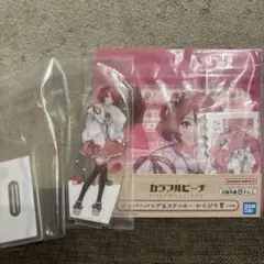 カラフルピーチ のあさん アクリルスタンド ジッパーバッグ 一番くじ のあ 2点