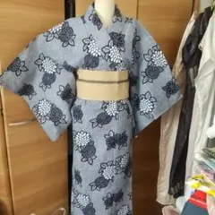 【お値下げ】キモノモダン お空のリネン着物-yozora 麻100% お値下げ】キモノモダン お空のリネン着物-yozora 麻100% - メルカリ