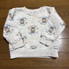 トレーナー 80cm くま柄