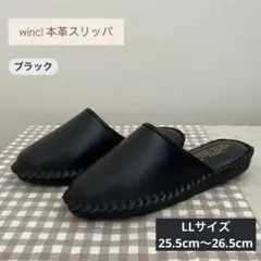 SHIUN shiun LEATHER SQUARE MULE 43 ブラック - メルカリ