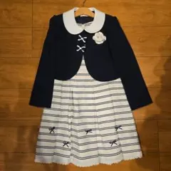 130センチフォーマルドレス　ワンピースジャケット 卒園式入学式フォーマル