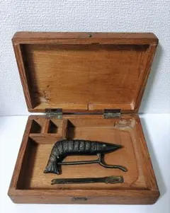 中国 青銅器 玉石装飾 三叉槍など 2点まとめて 時代箱付 V A381 - メルカリ