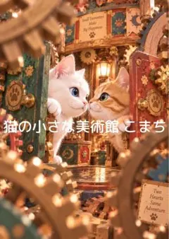 〈一枚限りの作品〉白猫と茶トラの歯車じかけの約束