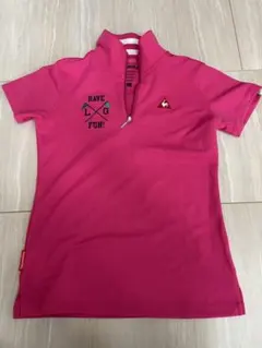 le coq sportif ゴルフポロシャツ S ピンク