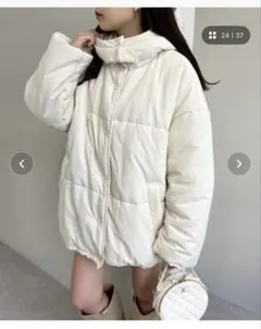 即購入⭕️ミドルフェイクダウン フリーサイズ